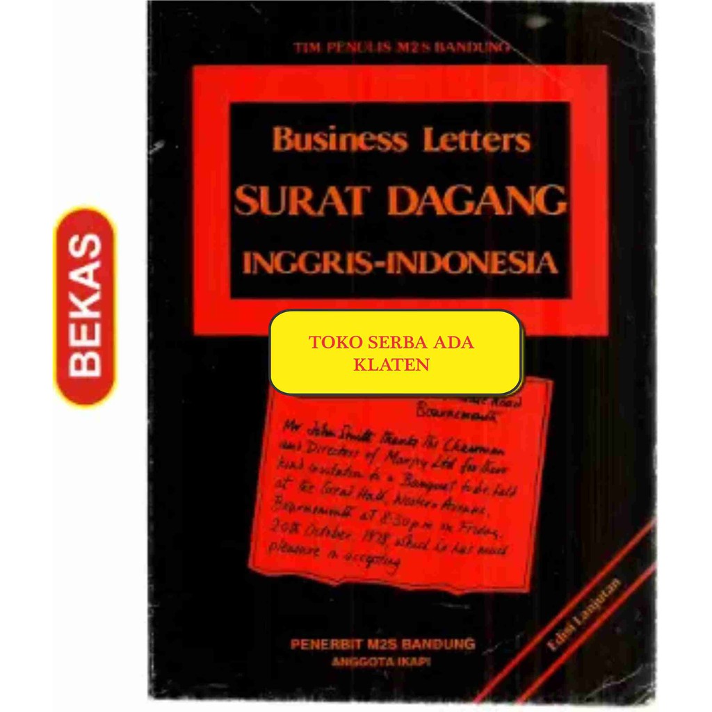

BL-2.598. SURAT DAGANG INGGRIS-INDONESIA. TIM M2S