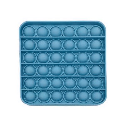 Edufuntoys - PUSH BUBBLE fidged/ pop it rainbow gobang/ pop it pelangi/ pop it among us/ bubble toys/ popit-kotak BIRU