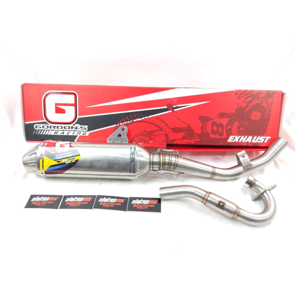 KNALPOT RACING GORDON STAINLES CRF KLX WR ORIGINAL GORDON PRO SERIES DAN MX PRO