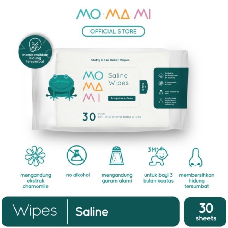 Momami wipes saline