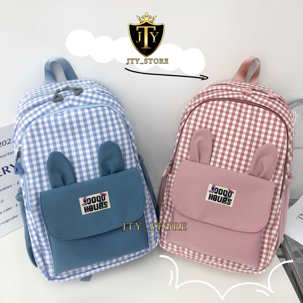 Tas Anak Perempuan Tas Ransel Gendong Anak Sekolah  SD SMP SMA Backpack Korea Fashion - 215