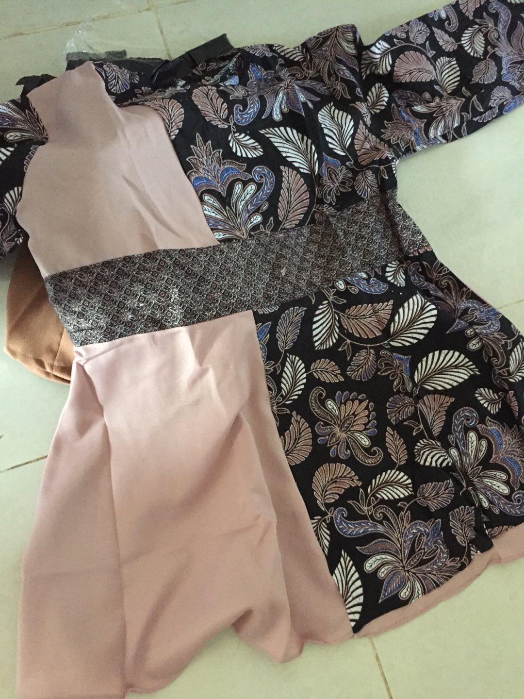 Batik Wanita Asj Sa Hrb026 Kenongo Kemeja Tosca Pendek