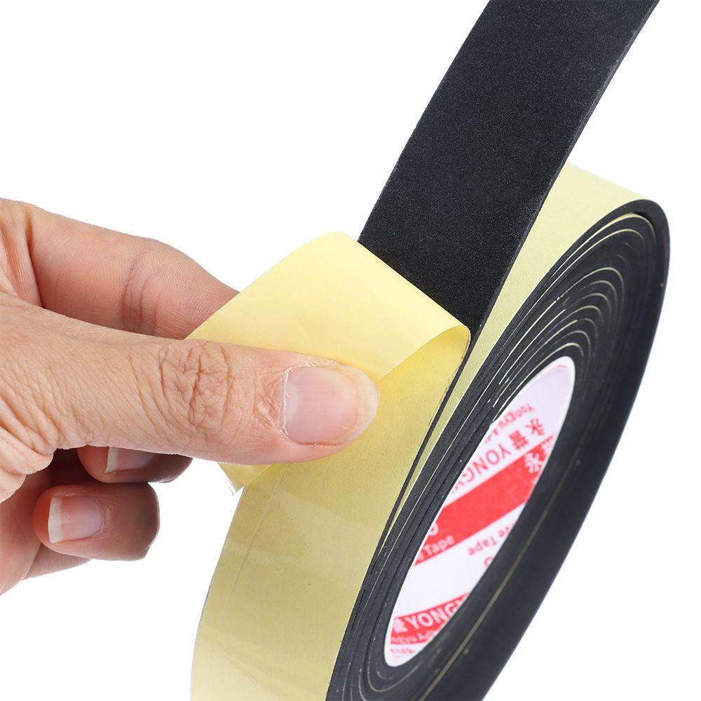 Preva 1pcs Seal Strip Perangkat Keras Kamar Mandi Jendela Pintu Insulasi Suara Weather Stripping Rubber Strip Tape