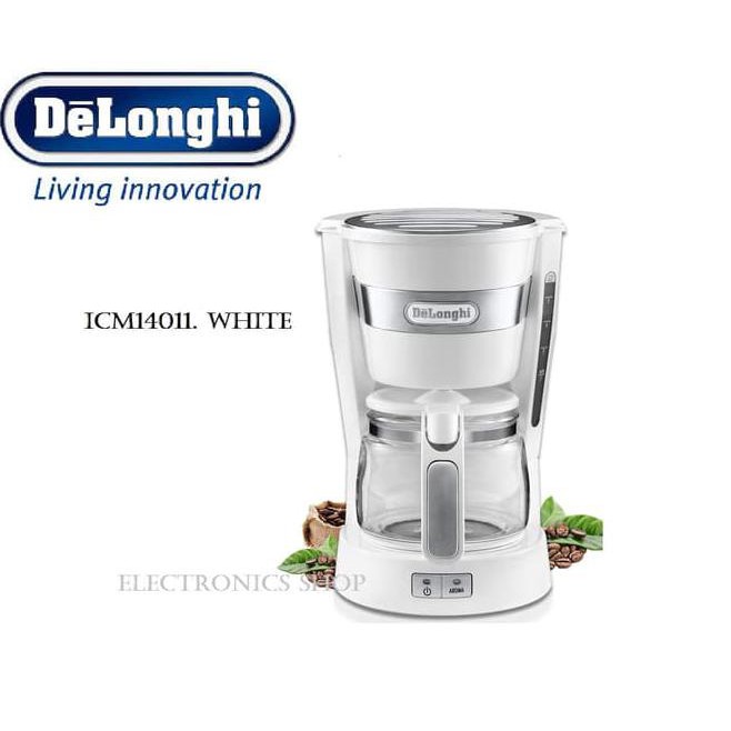 Delonghi ICM14011.W Drip Coffee Maker Mesin Kopi ICM 14011 White