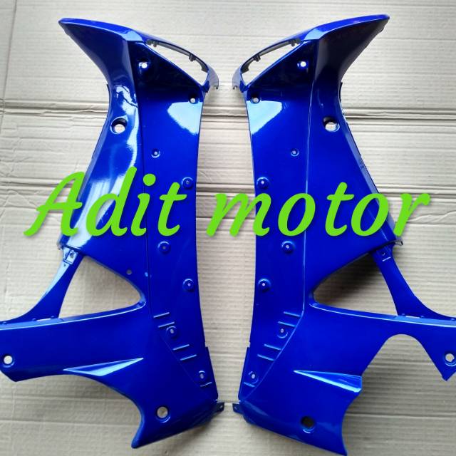 Sayap Samping Depan Honda Supra X 125 Lama Old Warna Biru