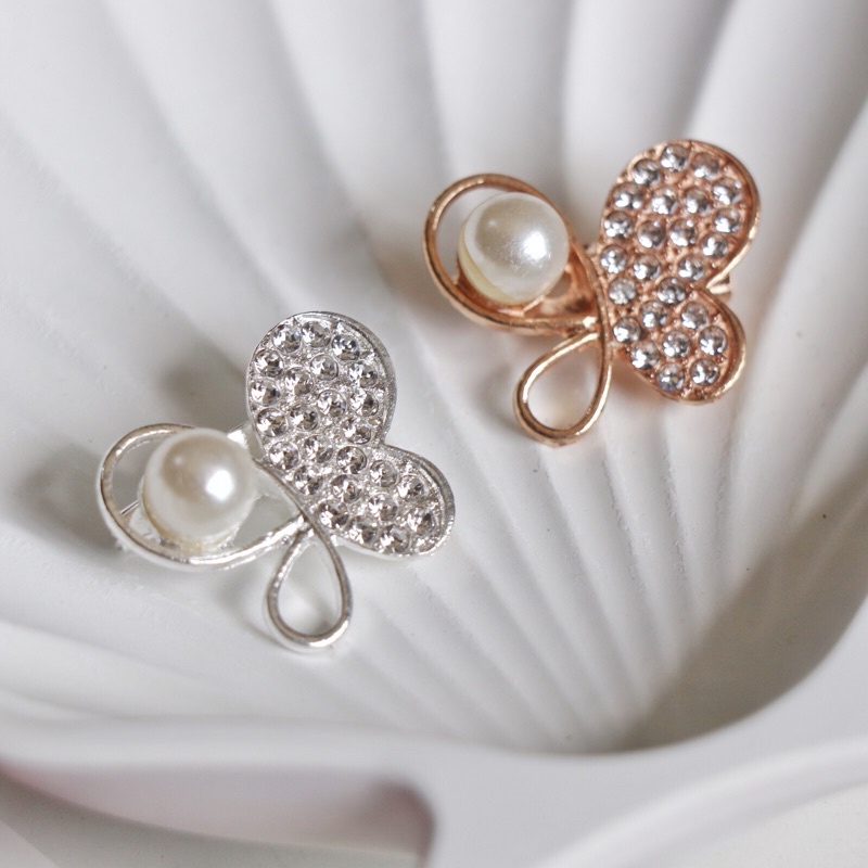 Bros Merak Angsa Pita Kupu Bunga Apel cherry Capung bros Part 2/ Bros Jilbab / Bros Hijab / Bros Dada / Bros Laris / Brooch-SET2pcs MinduKuputas