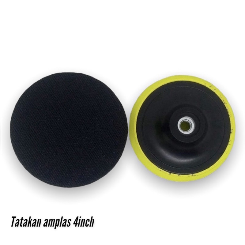 Tatakan amplas gerinda 4inch - pad perekat 4inch