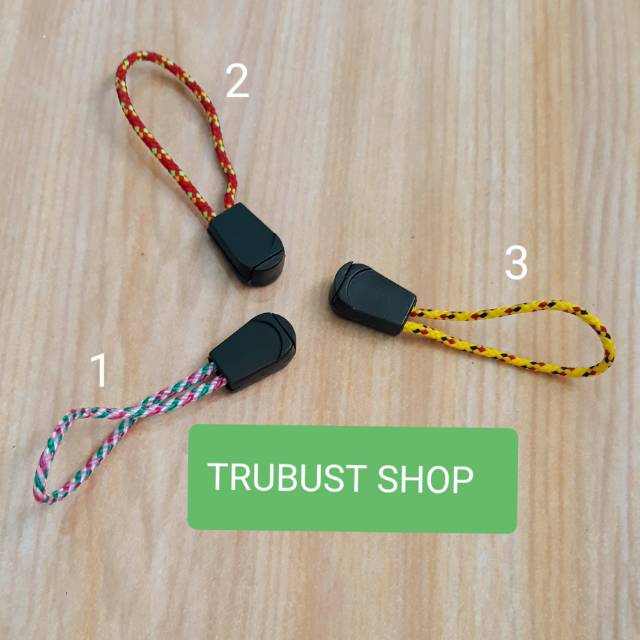 Tarikan zipper bandul kepala resleting tas dan jaket jual per 1pc