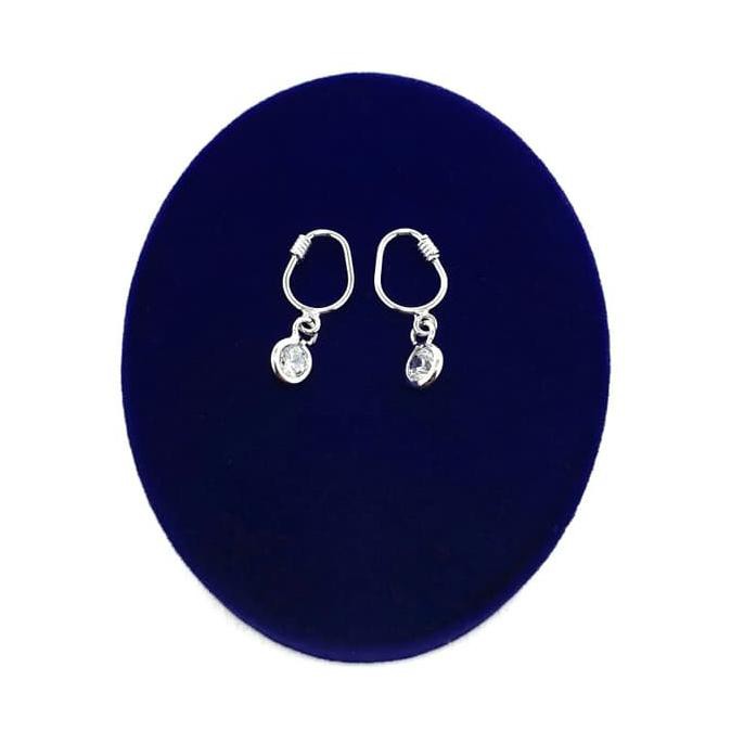 Reseller Open Anting Anting Bayi Anak Perak Silver 925 Lapis Emas Putih