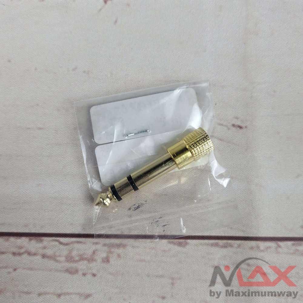 Headphone Jack Adapter 6.5mm to 3.5mm Male to Female 3.5mm 1/8 ke 6.5mm 1/4 Stereo 1 PCS  Adapter Jack headphone ke Amplifire Jack Besar 3.5mm Socket to 6.5mm Jack Plug Audio Stereo Adaptor Gold Premium Quality 6.5mm 1/4 inch Headphone Adapter