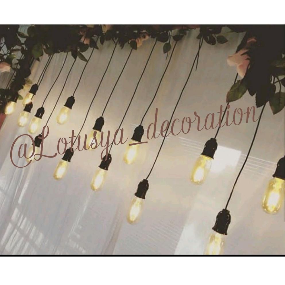 [KODE BARANG Q24Q] lampu gantung dekorasi 3 meter 7 juntai