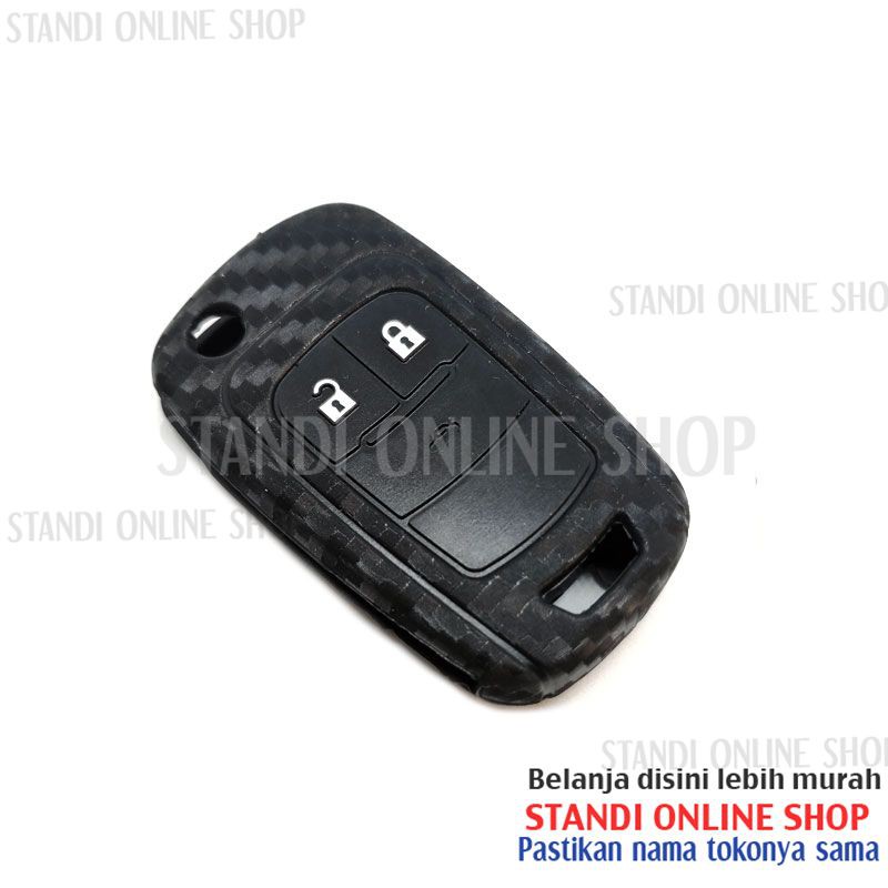 Kondom Kunci Silikon Carbon Remote Chevrolet Spin Aveo Orlando