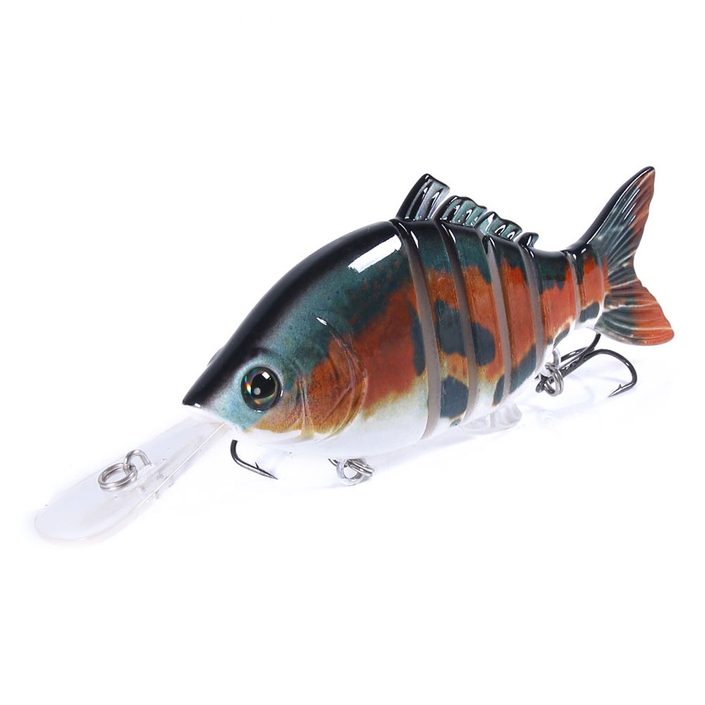 Hengjia Umpan Pancing Bentuk Ikan Imitasi Untuk Memancing Ikan Bass / Trout