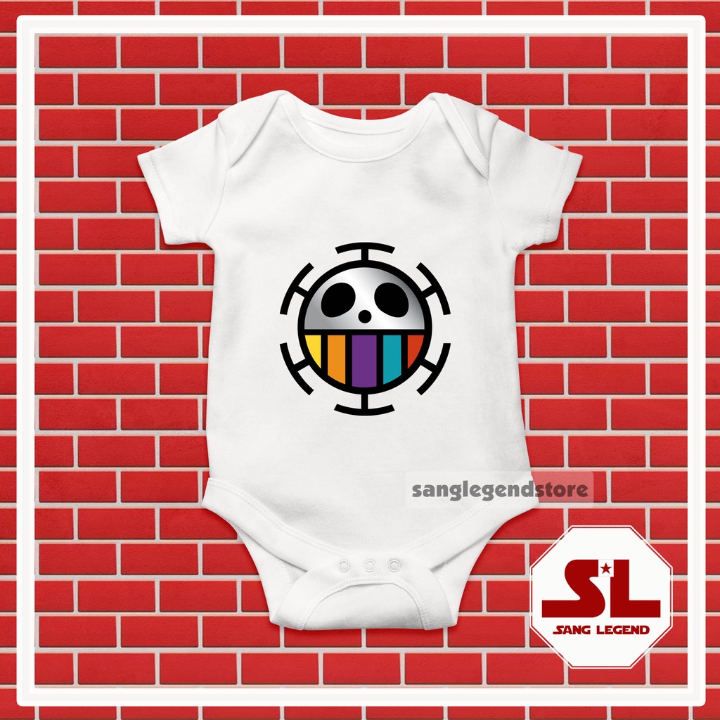 BAJU BABY BAYI JUMPER ROMPER ANIME KARTUN ONE PIECE LUFFY 002