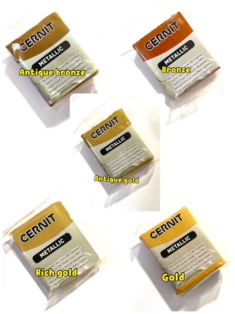 cernit metallic polymer clay bahan clay adonan clay jual clay