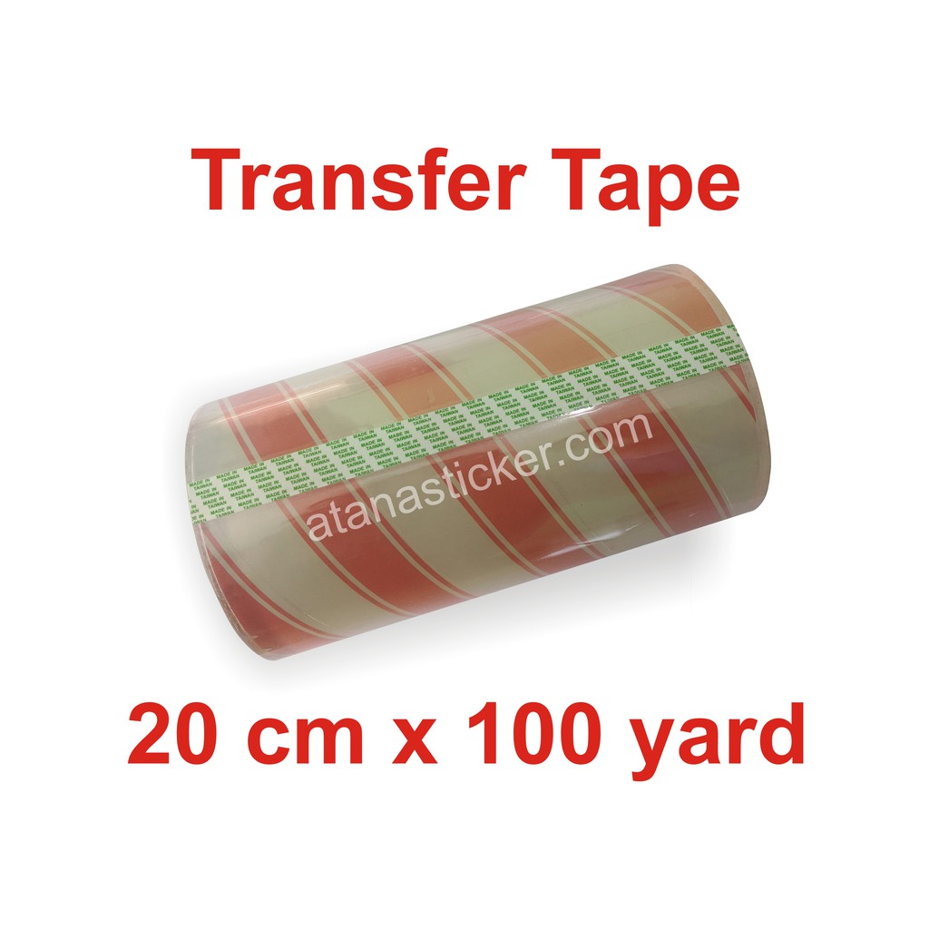 Transfer Tape / Masking Sticker Clear Application Tape Lebar 20 cm