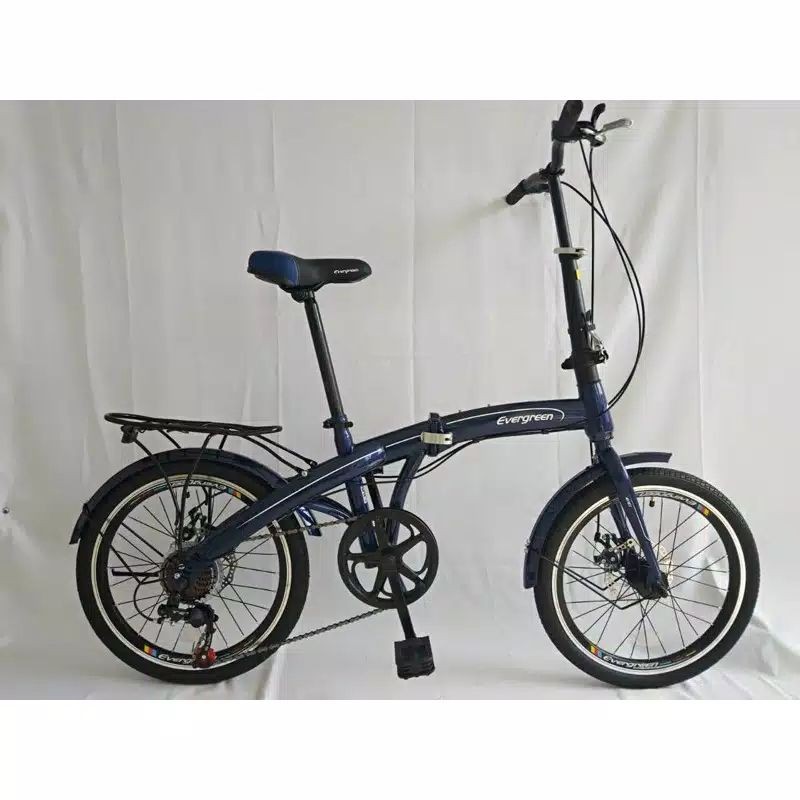 sepeda lipat 20 inch merek evergreen cakram