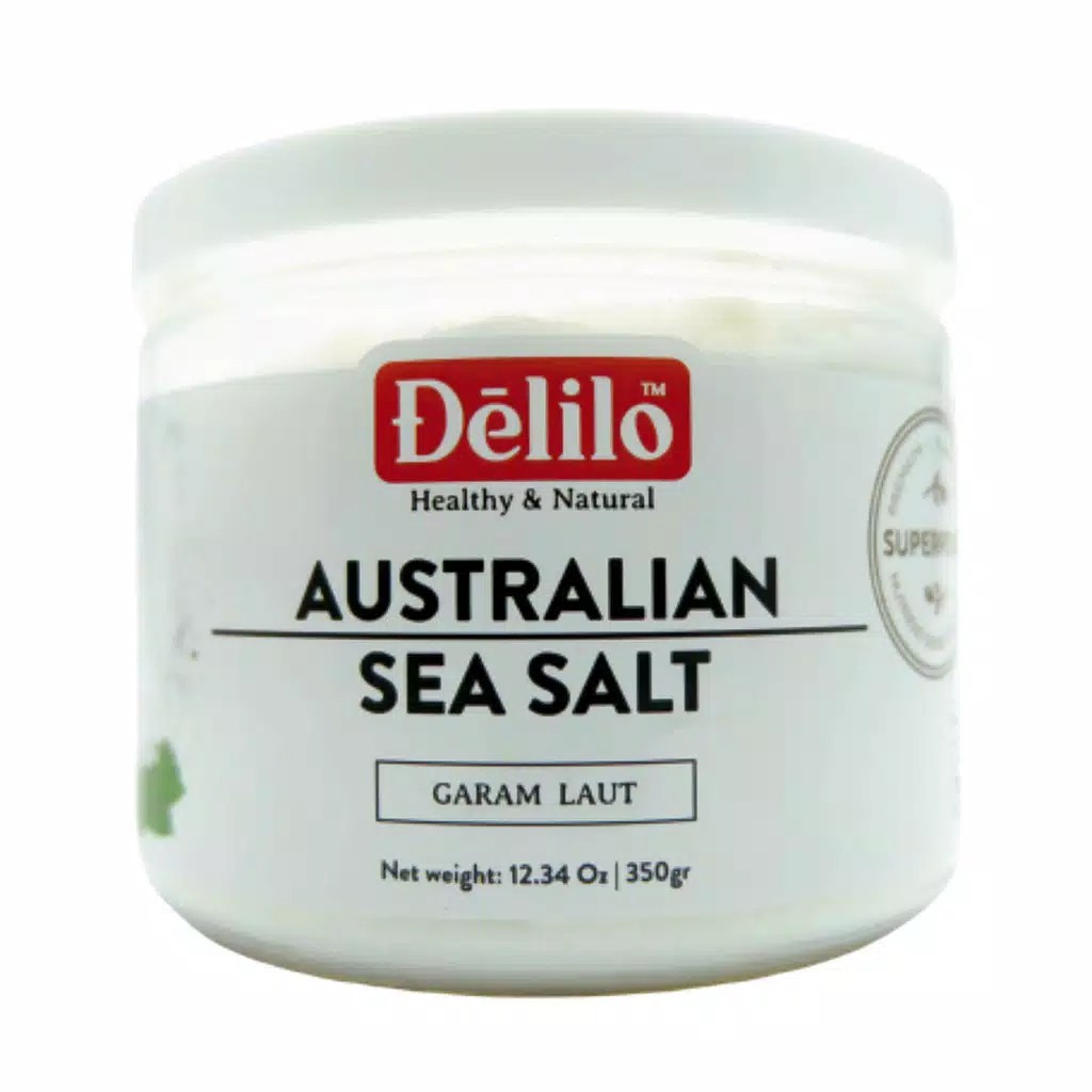 

AUSTRALIAN FINE SEA SALT 350gr DeliloHealthy / Garam Laut/ Diet Keto