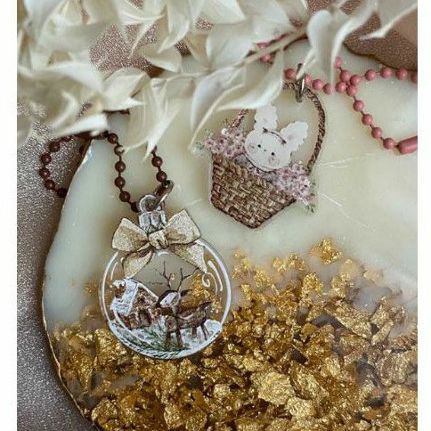 

ACRYLIC CHARM set of 2 pieces
