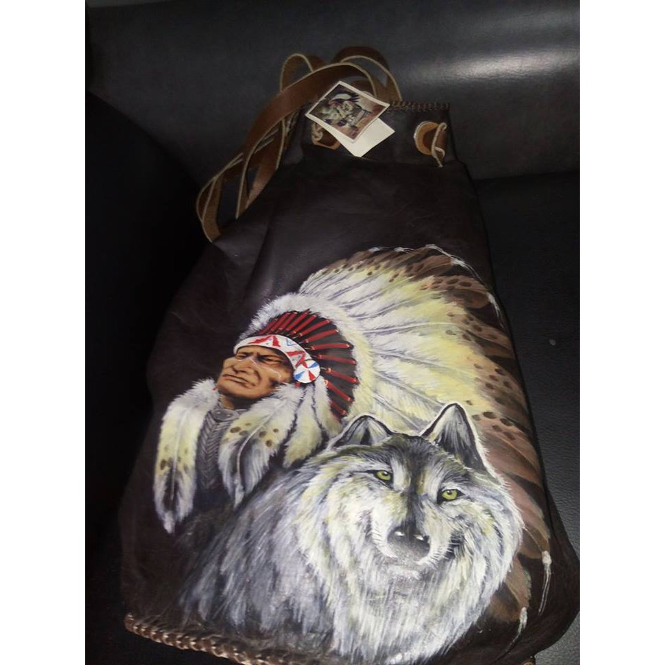 Tas Ransel  Kulit Indiana Pria/Wanita