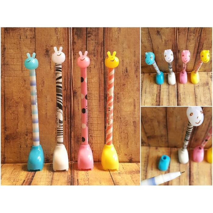 

SALE!!! TERLARIS!!! Pulpen Gel Jerapah Don't Give Up 0.38mm UNIK