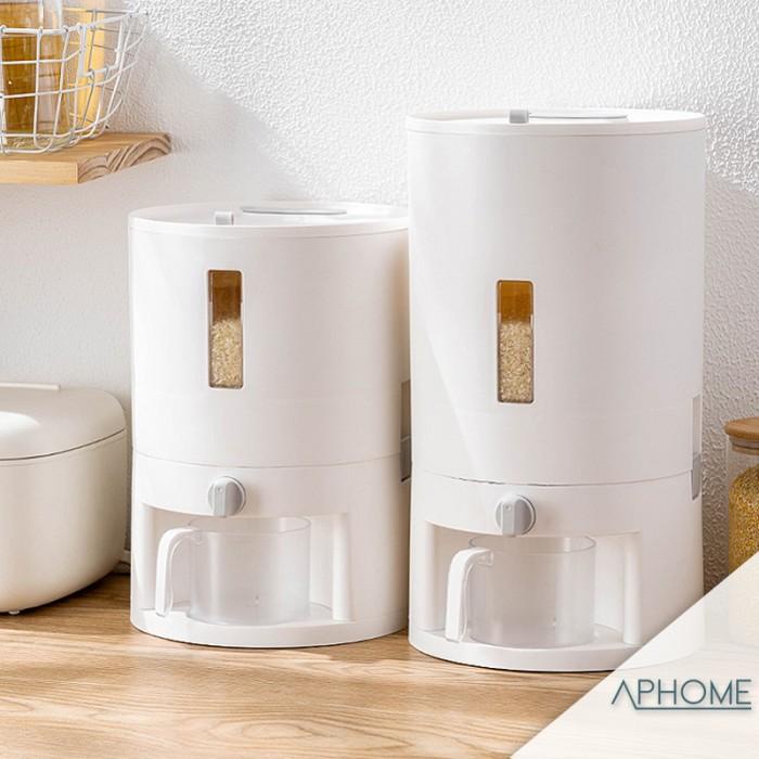 Dispenser Beras Kontainer Beras Tempat Penyimpanan Beras Kacang Sereal