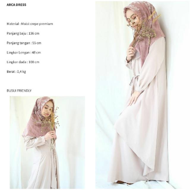 Arca dress beige LOCAL ID