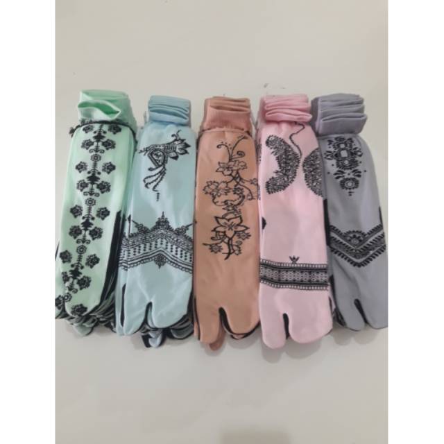  KAOS  KAKI  JEMPOL MOTIF BATIK  PAKEY 3 LUSINAN Shopee 