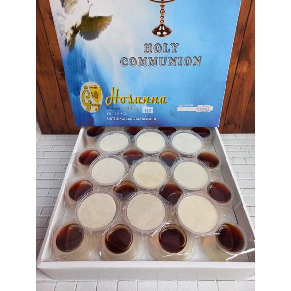 

anggur cup hosti polos besar isi 50