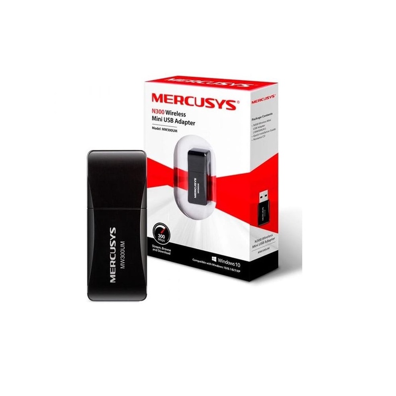 Mercusys MW300UM N300 Wireless Mini USB Adapter garansi Resmi 1 Tahun