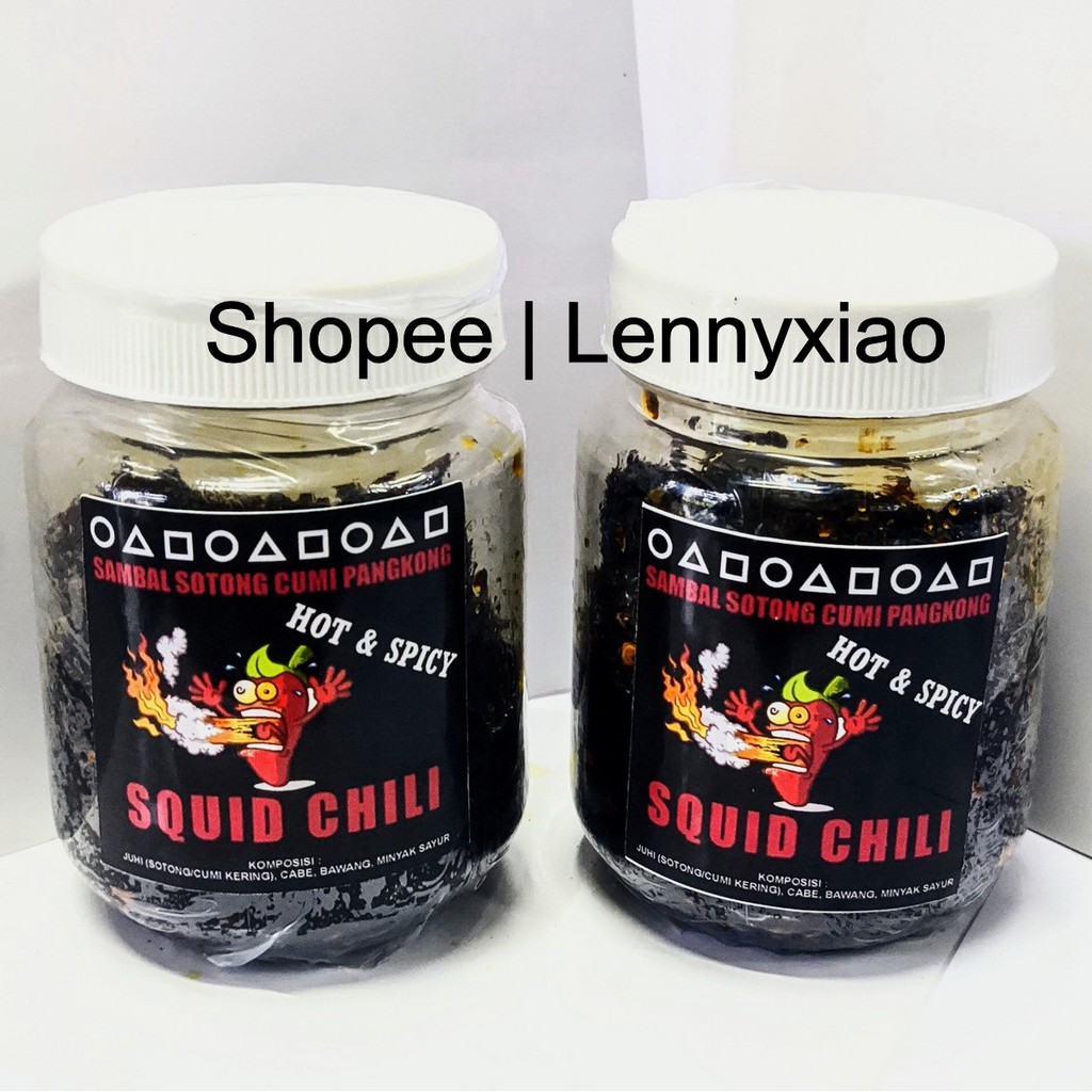 

Sambal Sotong Juhi Cumi Pangkong Ngou Hiang Jiu He Si Squid Chili Hot n Spicy Khas Kalimantan Barat Pontianak