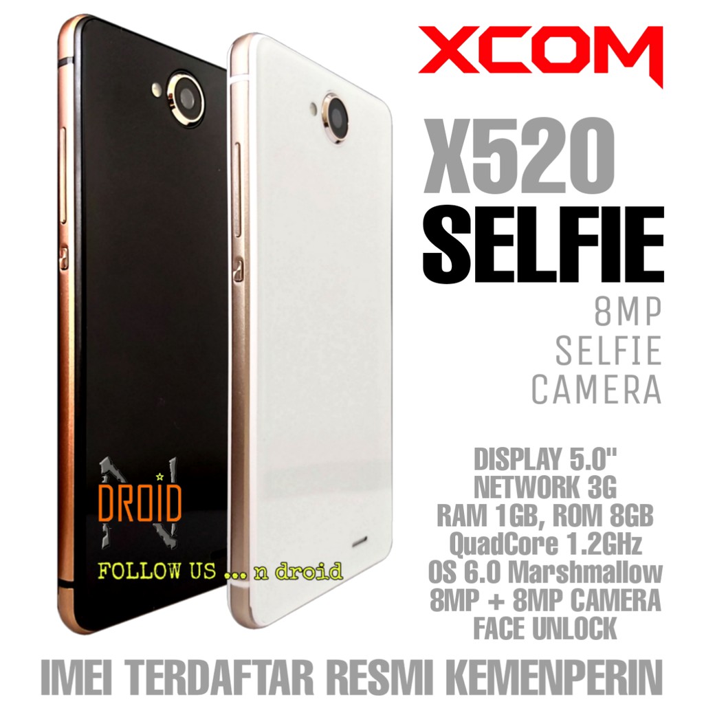 [SALE] HP ANDROID XCOM X520 Selfie - HP Android 5" - RAM 1GB ROM 8GB - HP ANDROID MURAH