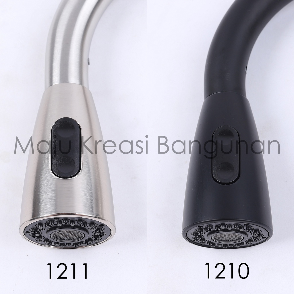 Kran Angsa Tarik SOLIGEN Stainless Steel 304 Keran Cuci Piring Tanam Sink 1210 Hitam 1211 SS SUS Hot Cold Panas Dingin Mixer