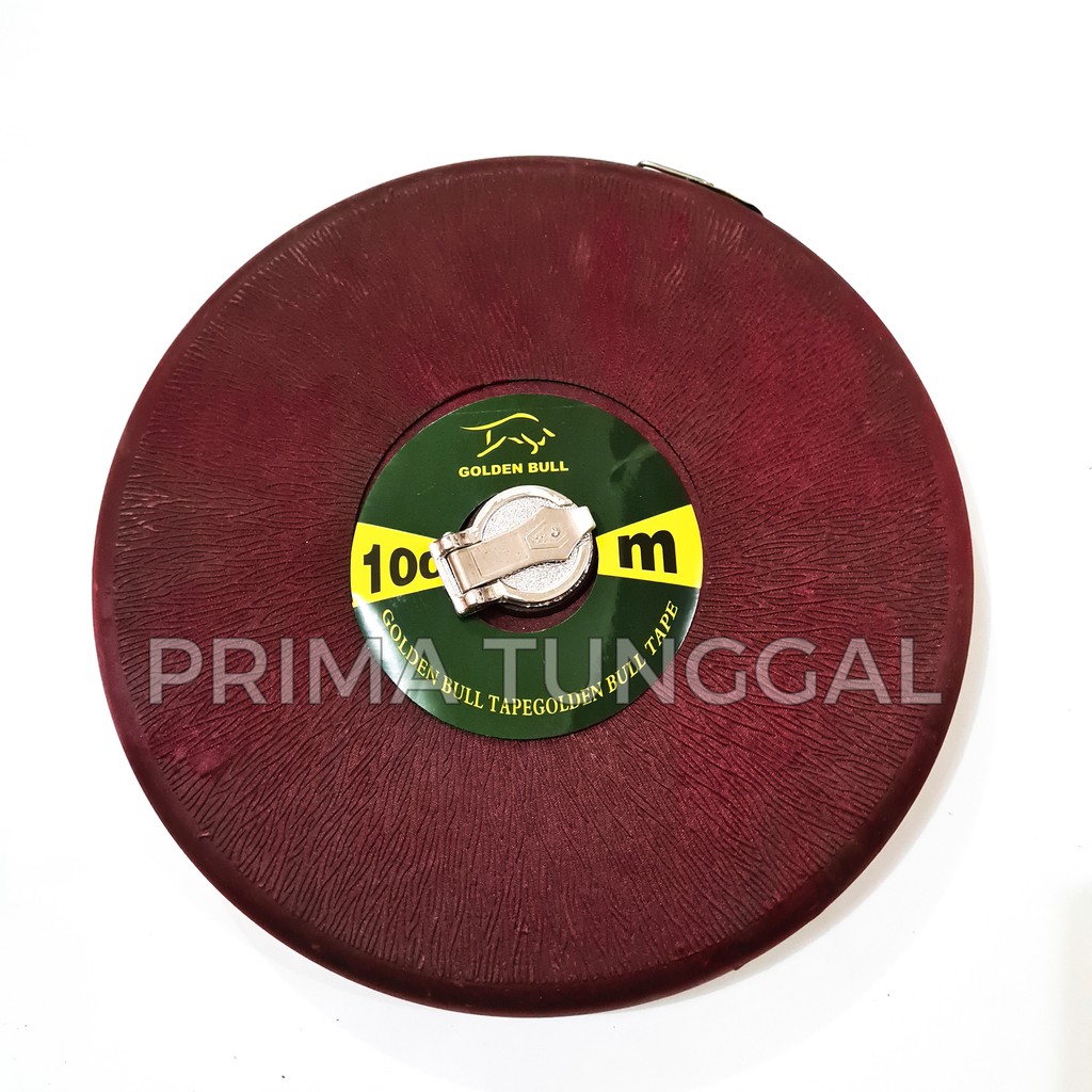 Meteran Bulat 100 M Golden Bull Meteran Tarik Meteran Kain