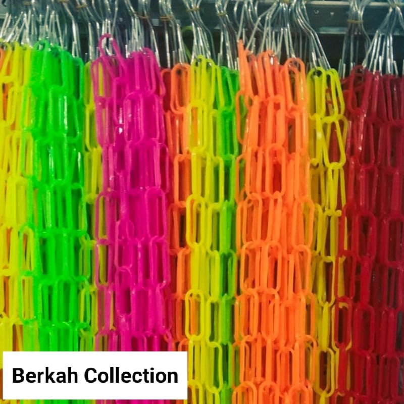 Rantai Gantungan Baju Gamis Pelastik dan Besi