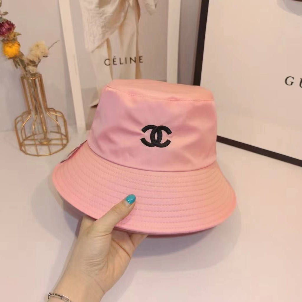 Chan-el summer hat Youth Hip Hop Tide Card bucket hat for women Fashion fisherman hat unisex beach hat  bucket hat  for man
