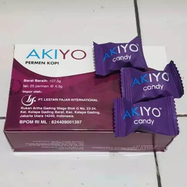 Permen Stamina Pria Akiyo Candy Rasa Kopi Asli pgmall