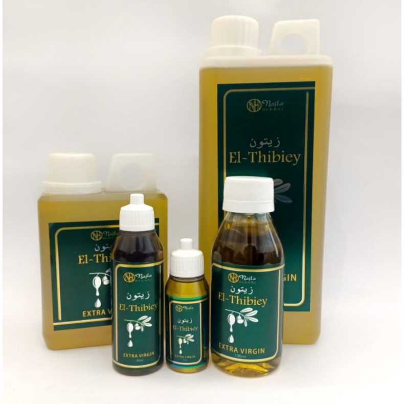 

Ekstra Virgin Oil 30ml&60ml (Minyak Zaitun Elthibey murni 100%)