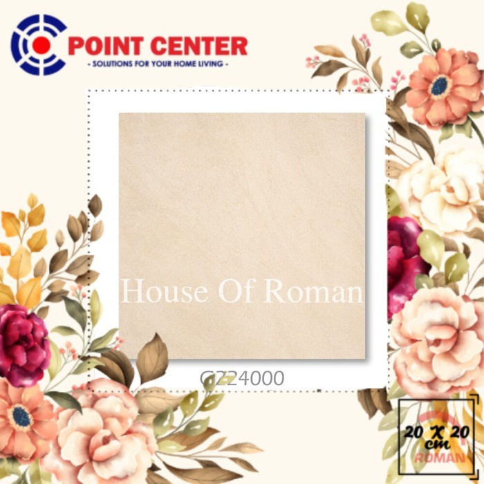 TERMURAH ROMAN KERAMIK 20 X 20 G224000 SANDSTONE CREAM GOL A