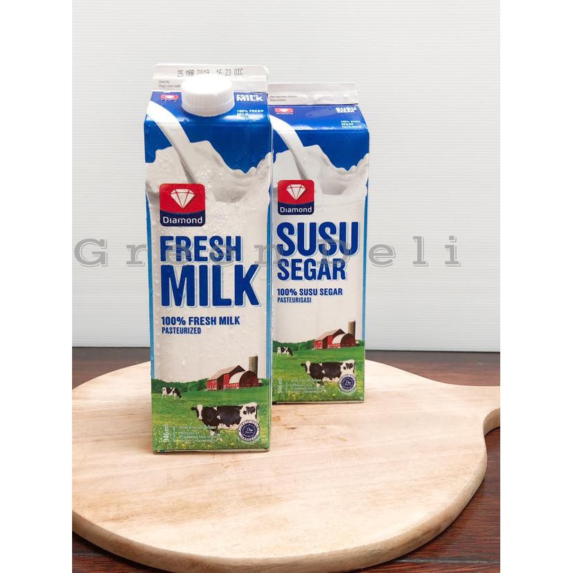 

✦ggh✰ *Harga Grosir* Diamond Fresh Milk 946ml (per Karton) $$