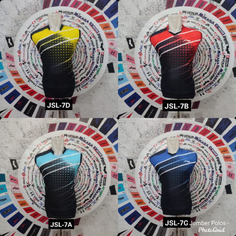 Singlet badminton printing kaos lekbong jersey sleeveless badminton bulutangkis kaos  singlet  murah