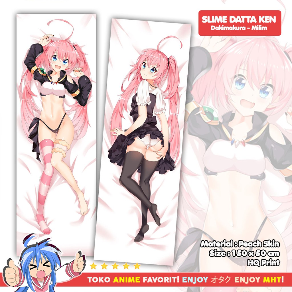 Sarung Bantal Anime Dakimakura Tensei Shitara Slime Datta Ken : Milim