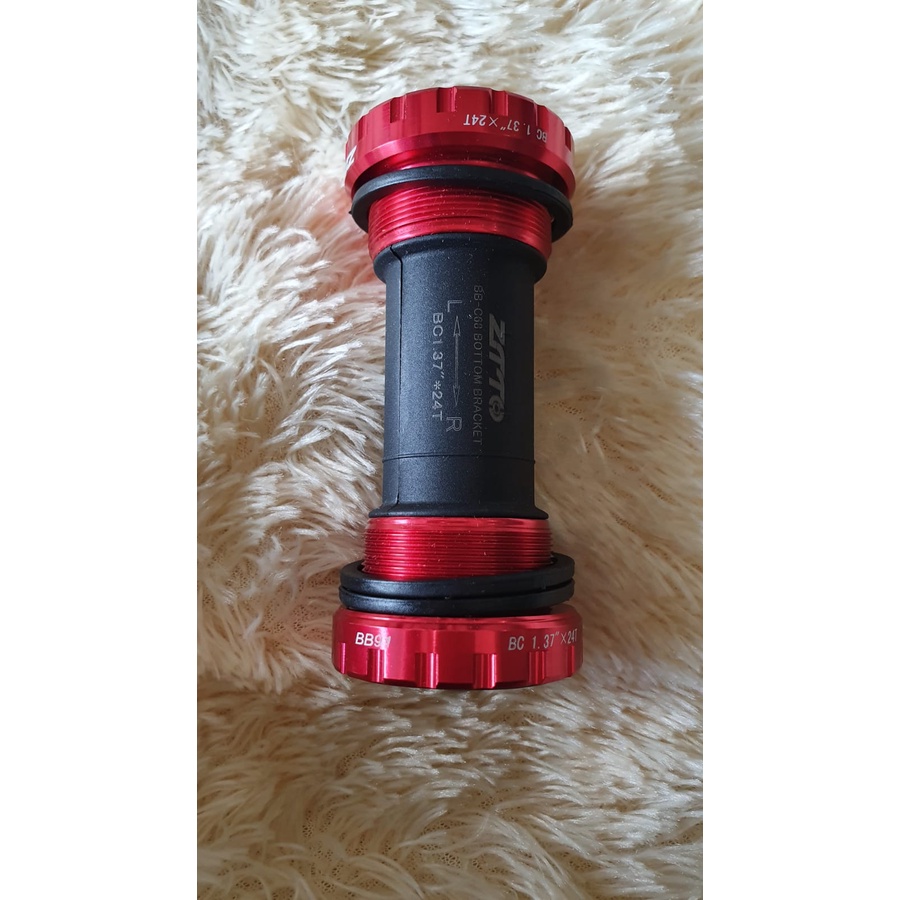 BB ZTTO BB91 non CERAMIC BEARING BOTTOM BRACKET 109 CRANK HOLLOWTECH II HT 2 LONCER not KERAMIK SEPEDA LIPAT BLACK RED MERAH HITAM