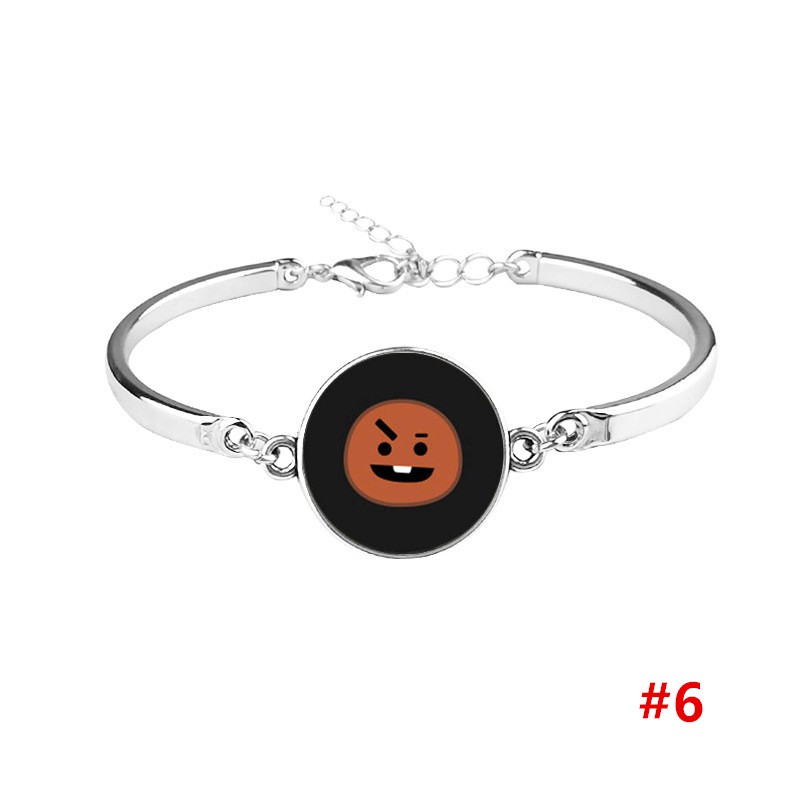 [Bayar Di Tempat]Gelang Bangle Bangle Kpop BTS Bangle Boys Warna Silver