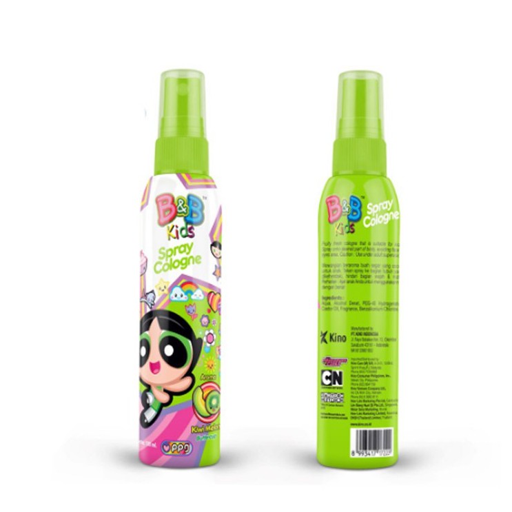 B&amp;B Kids Spray Cologne Powerpuff Girls 60 ml, 100 ml