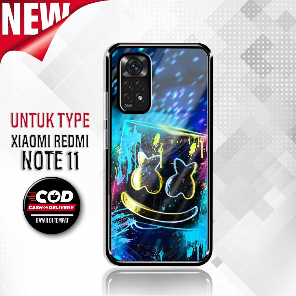 Case Redmi Note 11 - Hardcase Xiaomi Redmi Note 11 - Silikon Motif [ Kilersman ] - Cassing Murah Red