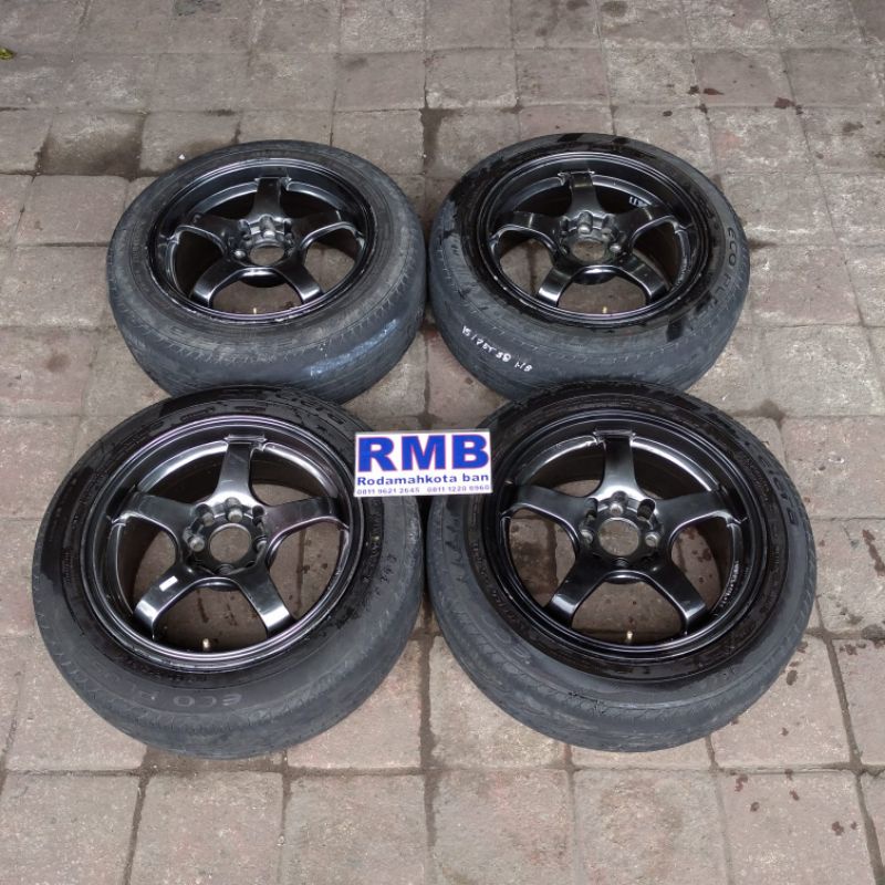 VELG BEKAS MOBIL GTR RING 15 4X100 4X114 ET 38 AYLA AGYA SIGRA SIRION MIRAGE