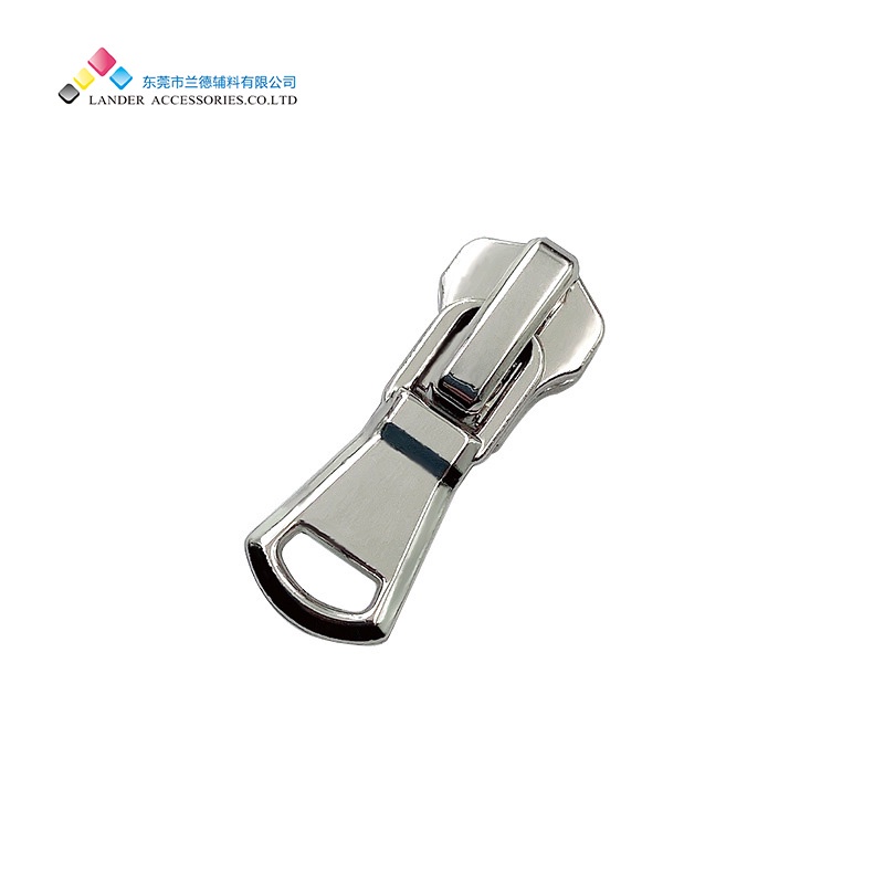 Lander Ristleting Zipper Slider Aksesoris Tas - Alloy - DS-086