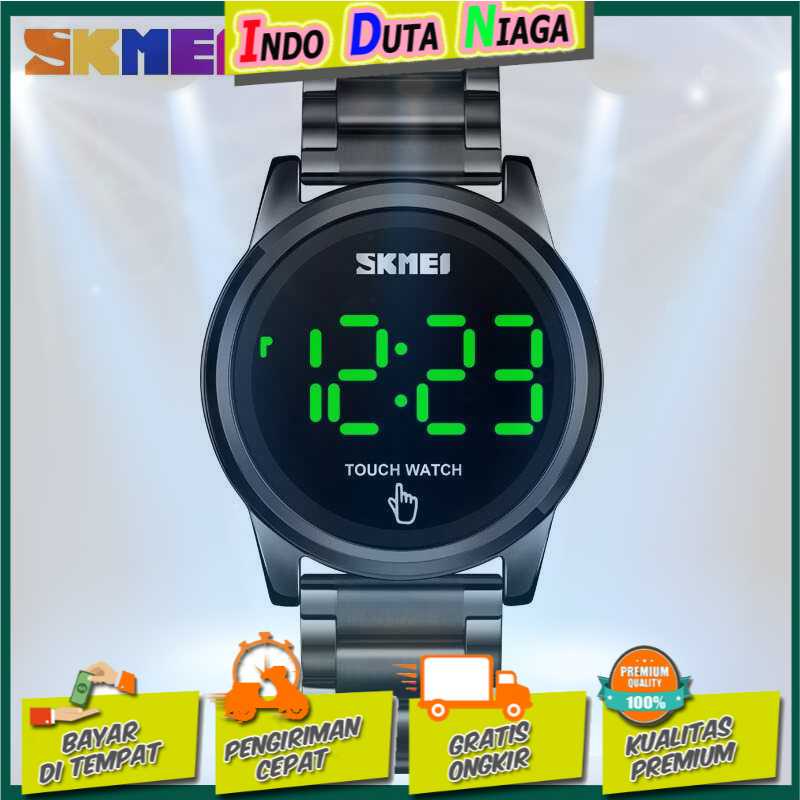IDN - SKMEI Jam Tangan Digital Pria Strap Kulit - 1684