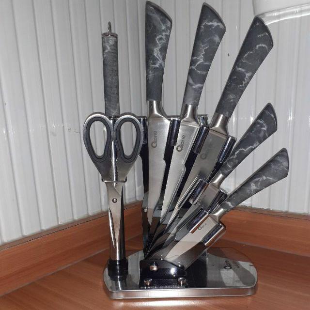 Oxone Butterfly Knife 8 Pcs Set Ox-981n Pisau Set